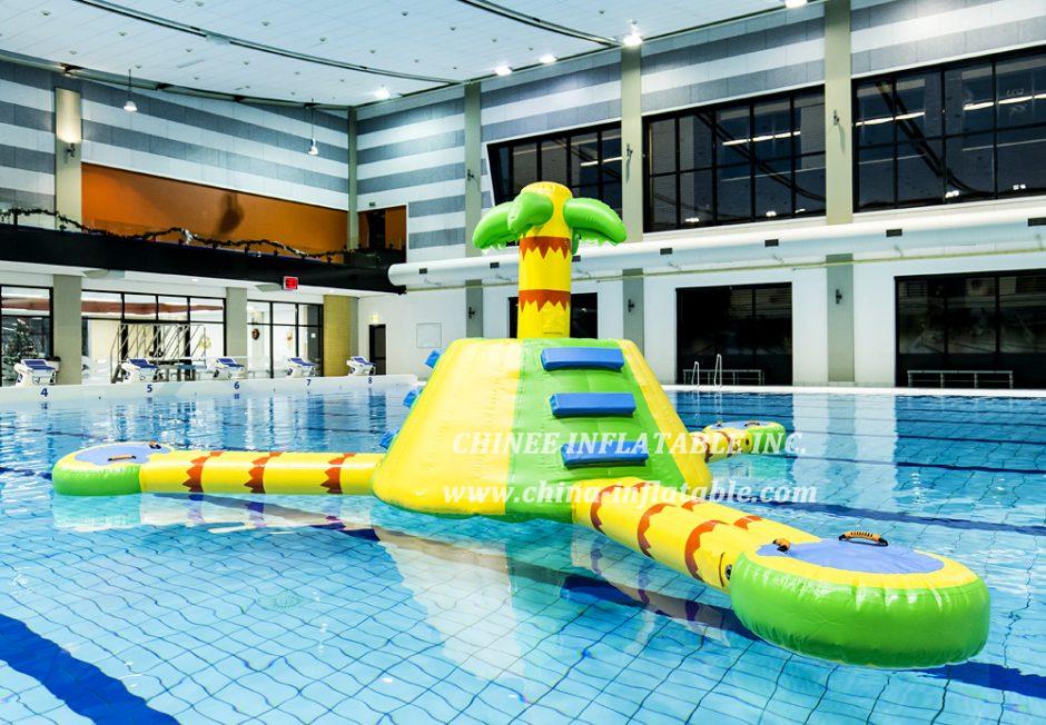 WG1-006 Jungle Theme Inflatable Floating Water Sport Park Game For Pool