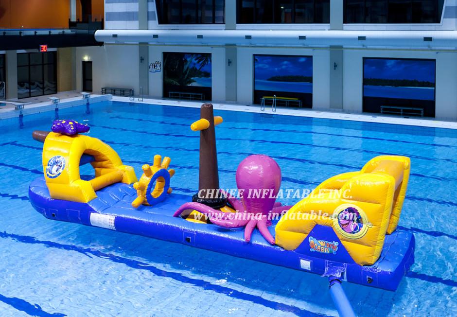 WG1-044 Octopus Inflatables Floating Water Sports Park Game For Pool