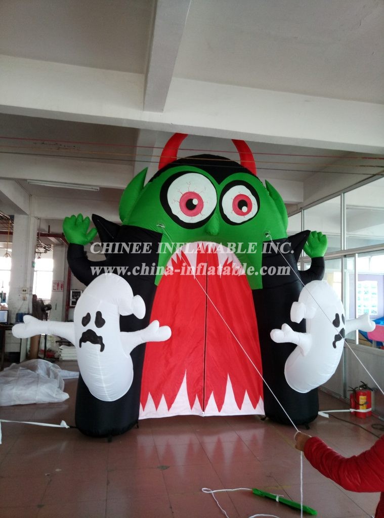 Arch2-039 Inflatable Giant Halloween Clown Arches