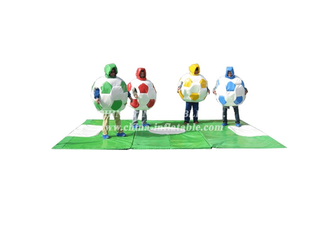 SS1-5 Adult Football Sumo Set 4 Suits 1 Mat