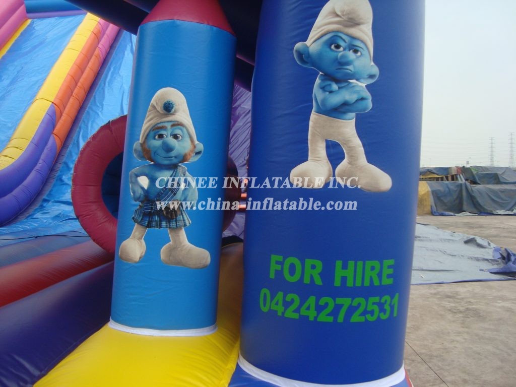 T8-3000 Disney Giant Inflatable Slide For Adults And Kids Toy Stories Obstacle Inflatable Slide