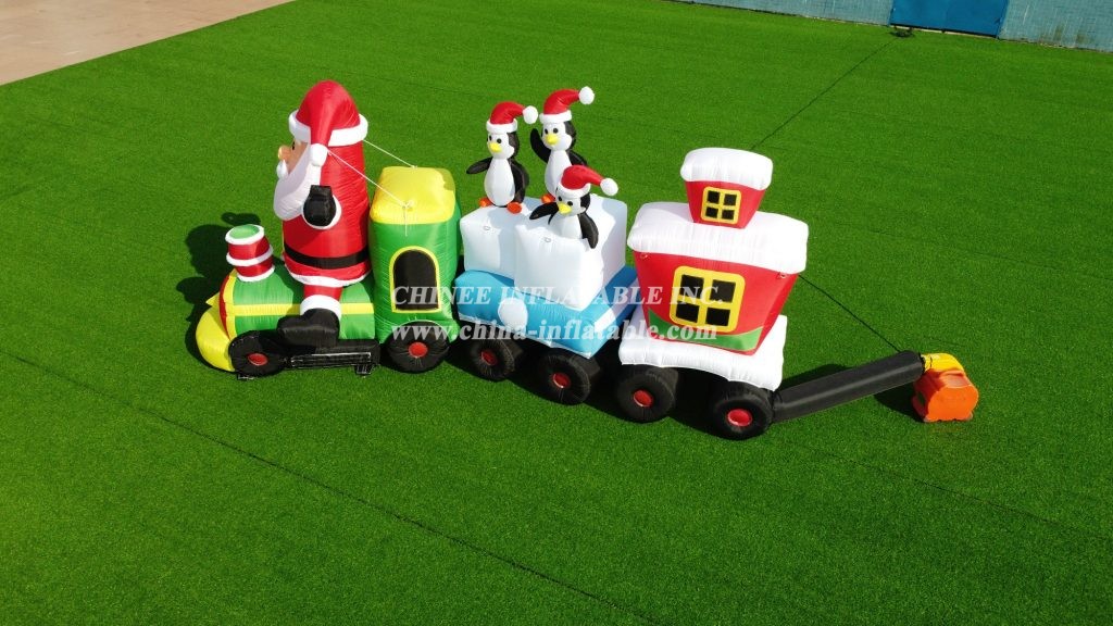 C1-181 Inflatable Christmas Train