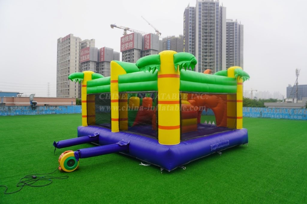 T2-3480 Lion Theme Bouncy Castle With Slide