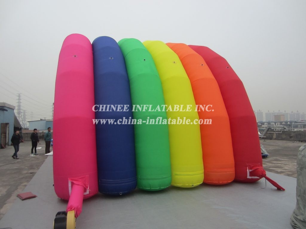 Arch2-354 Rainbow Inflatable Arch