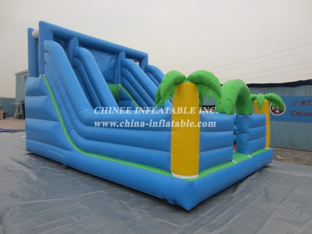 T8-2005 Jungle Themed Commercial Giant Inflatable Slide For Adult