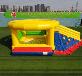 T11-1325 The Ultimate Inflatable Castle Adventure For Kids - Bounce, Climb, And Slide In Style!