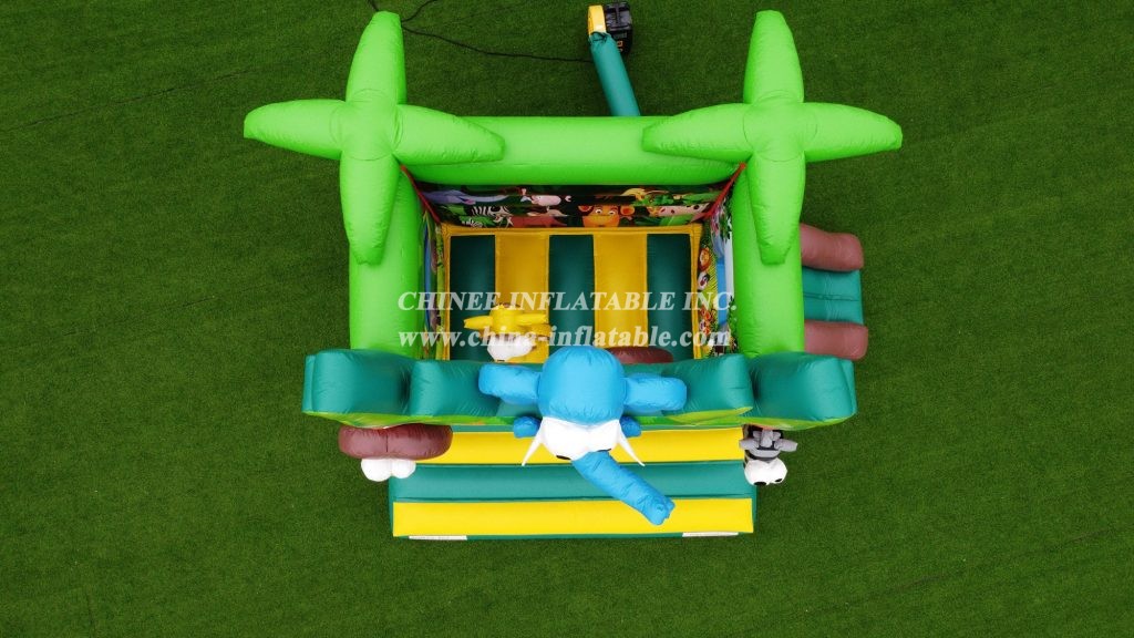 T2-005 Safari Park Animal Bouncer Jungle Combo