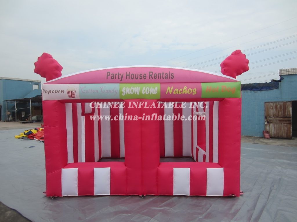 Tent1-533 Red Inflatable Tent For Party House Rentals