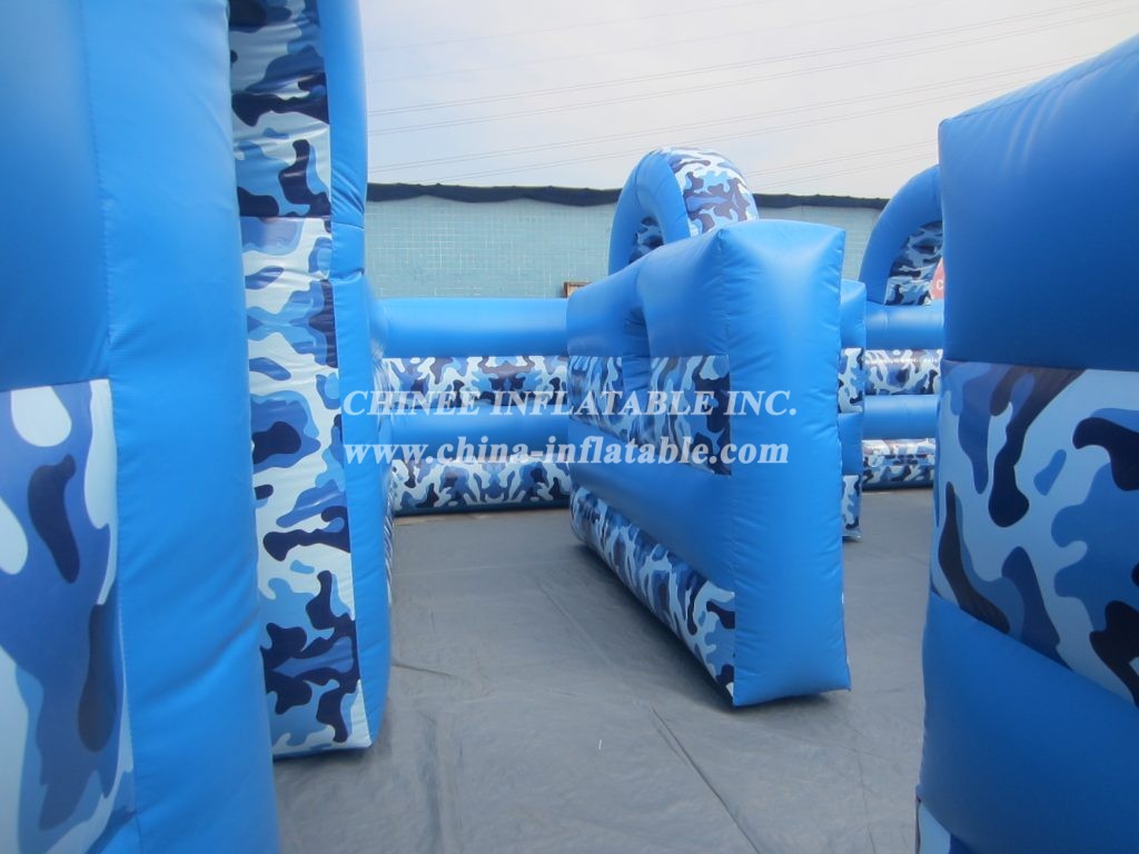 T11-1415 Blue Inflatable Maze