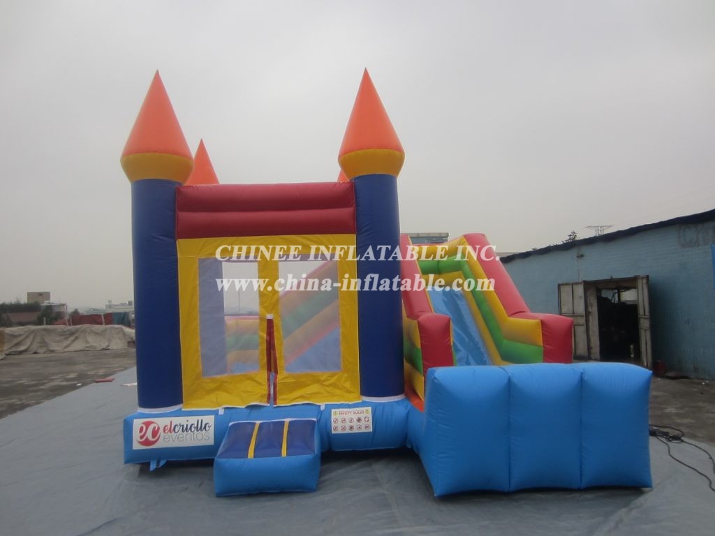 T5-348 Inflatable Jumping Castle Bounce House For Kids