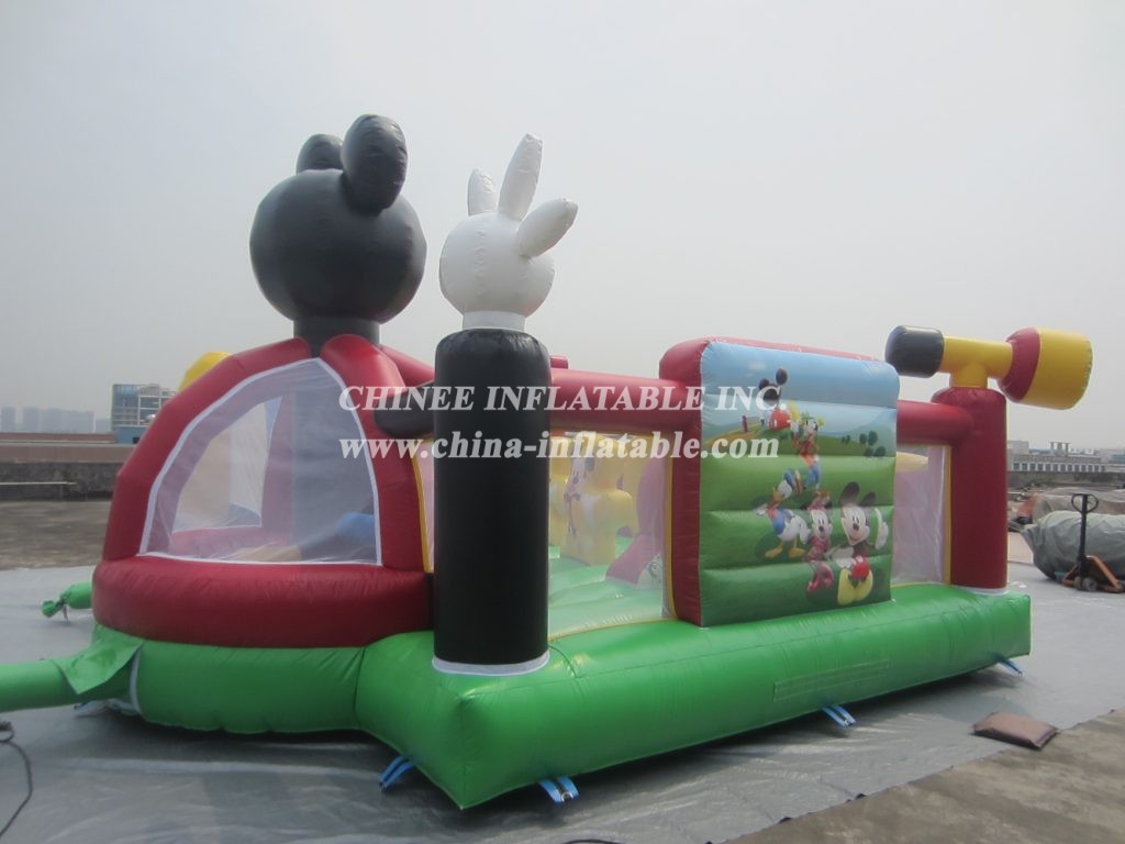 T6-433 Disney Mickey &Amp; Minnie Bouncy Castle