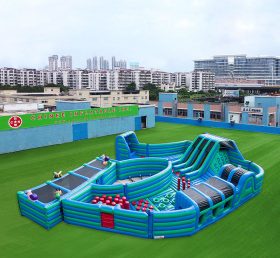 GF2-051 Inflatable Funcity Jumping Bouncy Obstacle Inflatable Outdoor Playground