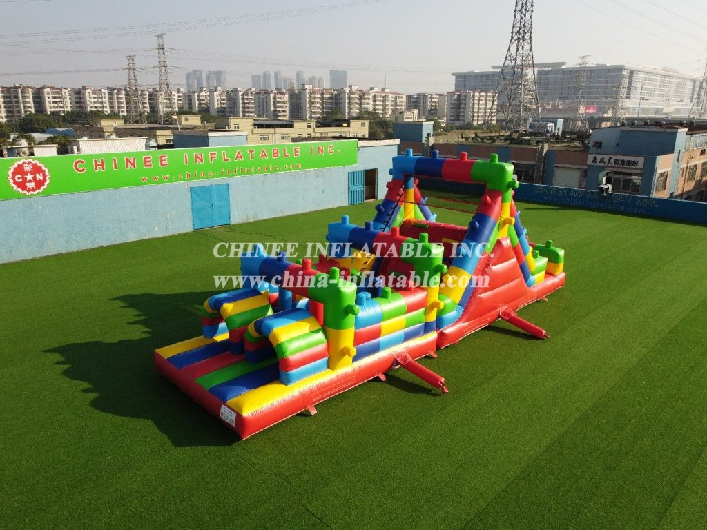 T7-317B Lego Inflatable Obstacles Courses