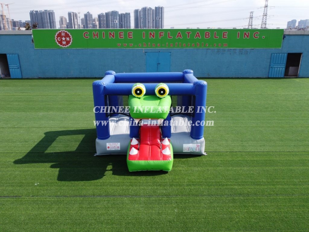 T2-3503B Kids Inflatable Bouncer Combo Crocodile Alligator Theme Combo