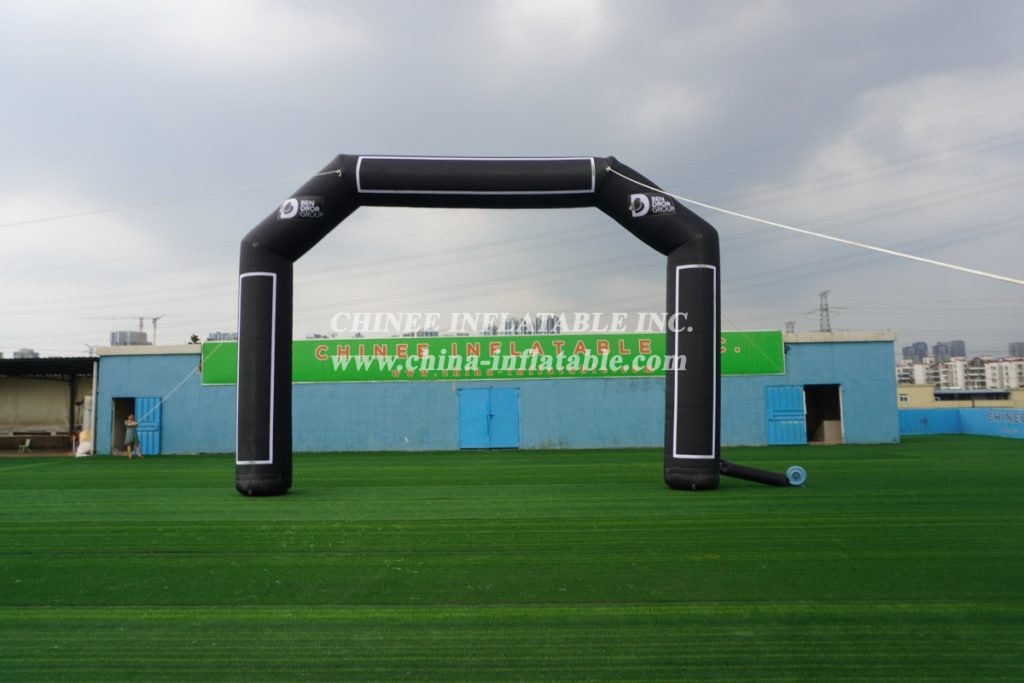 Arch2-393 Inflatable Black Arch