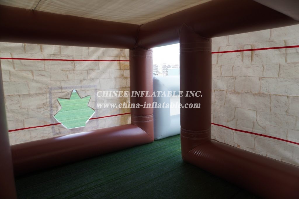 Tent1-804 Removable Inflatable Structure Military Training Tent Inflatable House With Wall