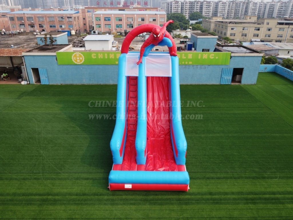 T8-3813 Spider-Man Superhero Inflatable Slide