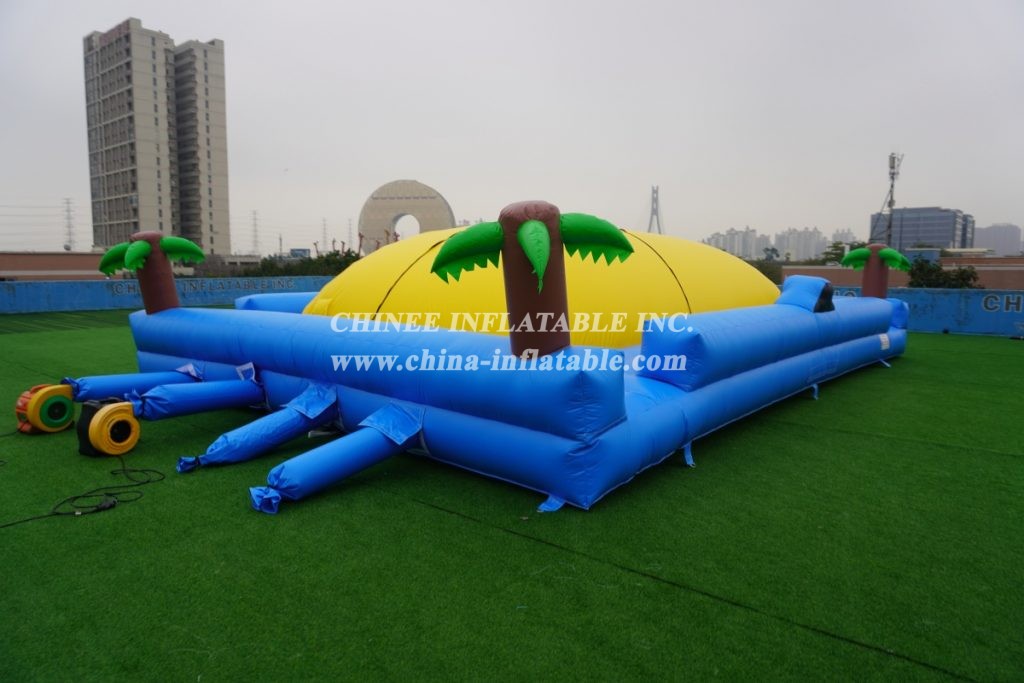 T11-1027B Jungle Theme Inflatable Bedjump