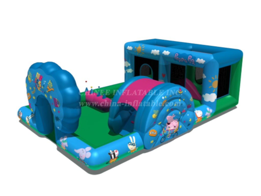 T2-4064 Blue Peppa Pig Playzone