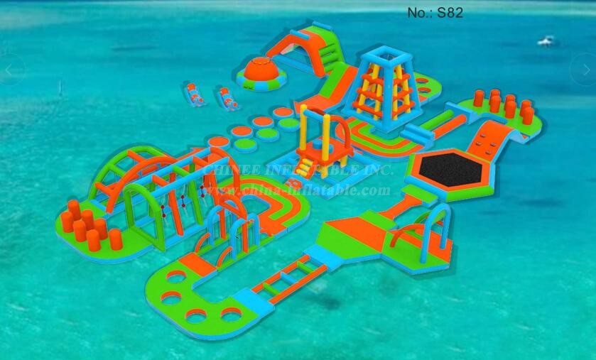 S82 Inflatable Water Park Aqua Park Water Island From Chinee Inflatables