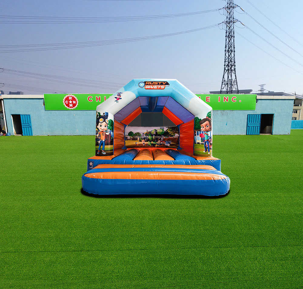 T2-4030 15X12Ft Rusty Rivets Bounce House