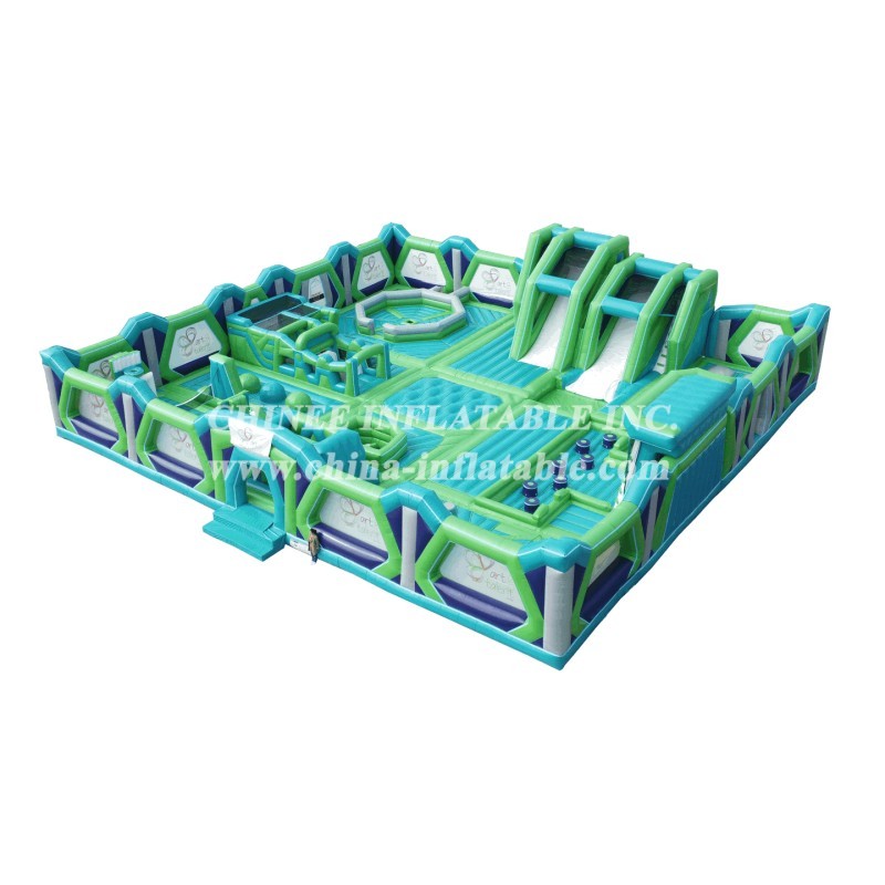 GF2-060 Inflatable Park Jumping Bouncy Obstacle Inflatable Outdoor Playground