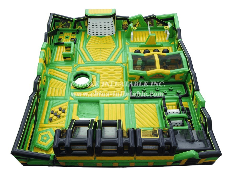 GF2-062 Inflatable Park Jumping Bouncy Obstacle Inflatable Outdoor Playground