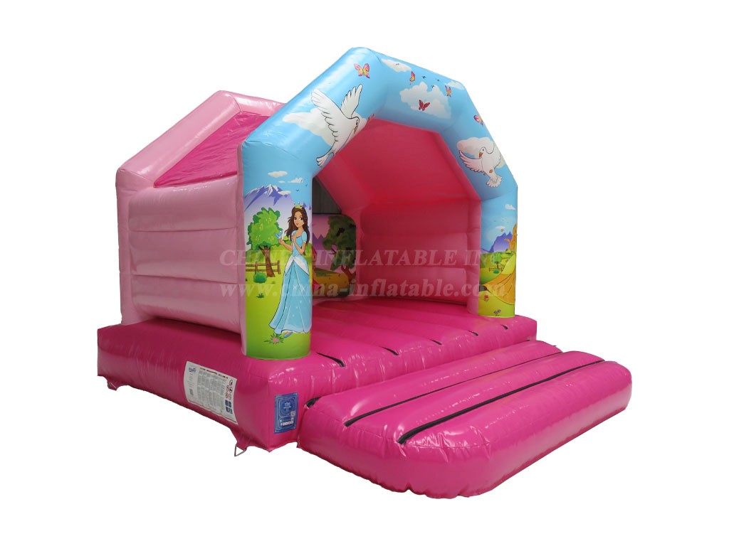 T2-4171 12X12Ft Princess Bounce House