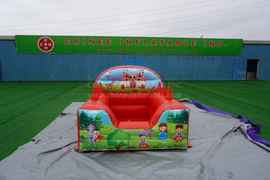 T2-4149 Princess Baby High Back Inflatable Ball Pool