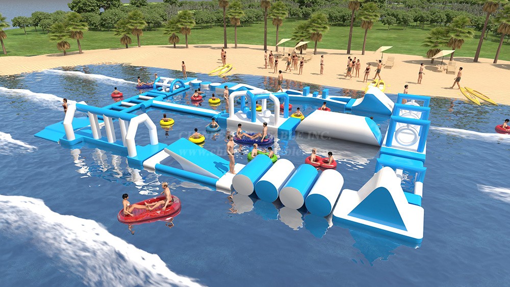 S161 Inflatable Water Park Aqua Park Water Island