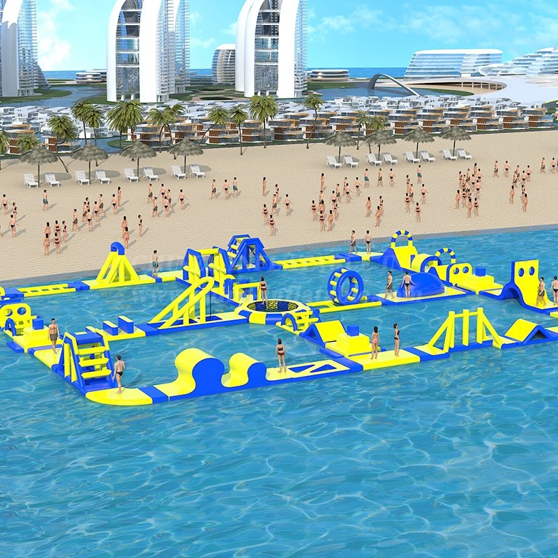 S157 Inflatable Water Park Aqua Park Water Island