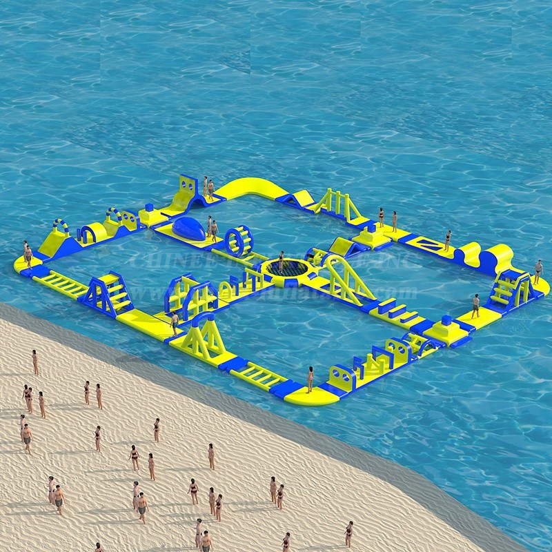 S157 Inflatable Water Park Aqua Park Water Island