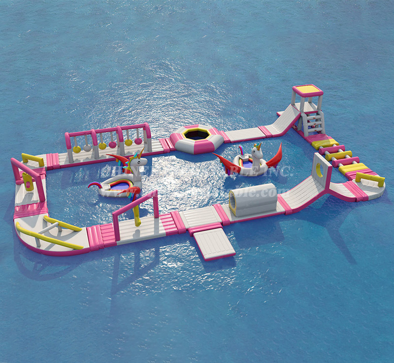 S110 Unicorn Inflatable Water Park