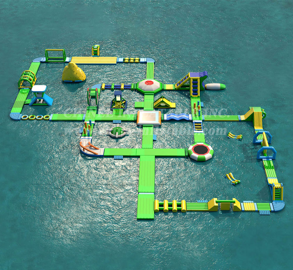 S115 Inflatable Water Park Aqua Park Water Island