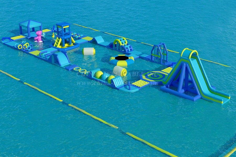 S116 Inflatable Water Park Aqua Park Water Island