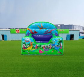 T2-4141 Dinosaur High Back Inflatable Ball Pool