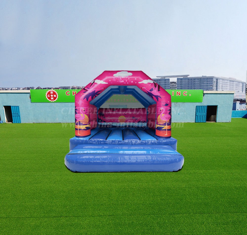 T2-4157 12X12Ft Flamingo Bounce House