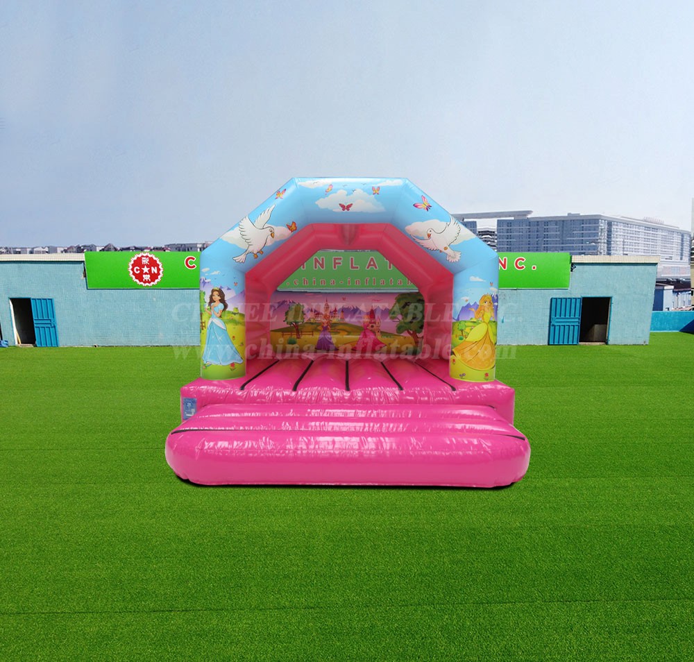 T2-4171 12X12Ft Princess Bounce House