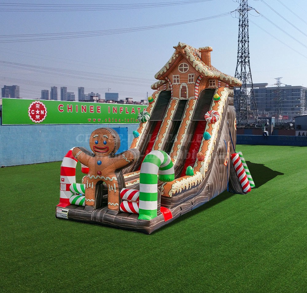 T8-4021 Gingerbread House Slide