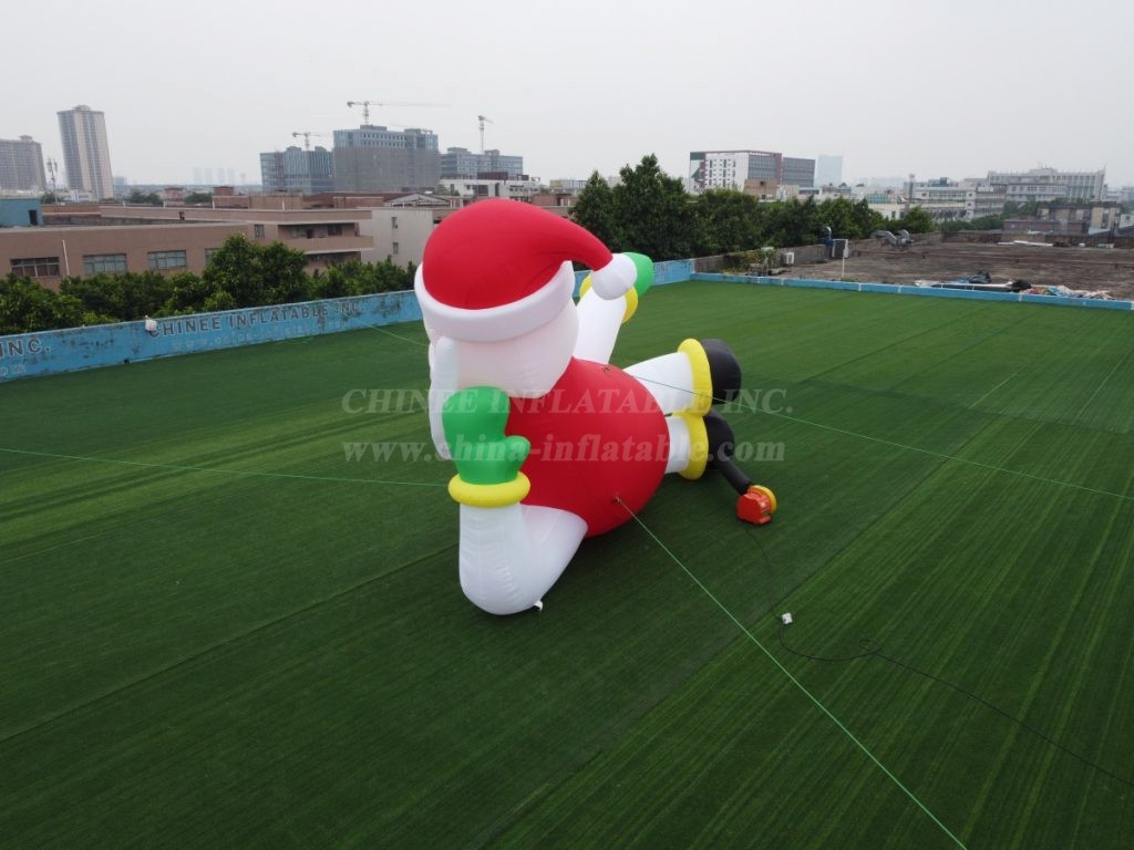 C1-288 Inflatable Santa Claus Lying Sideways