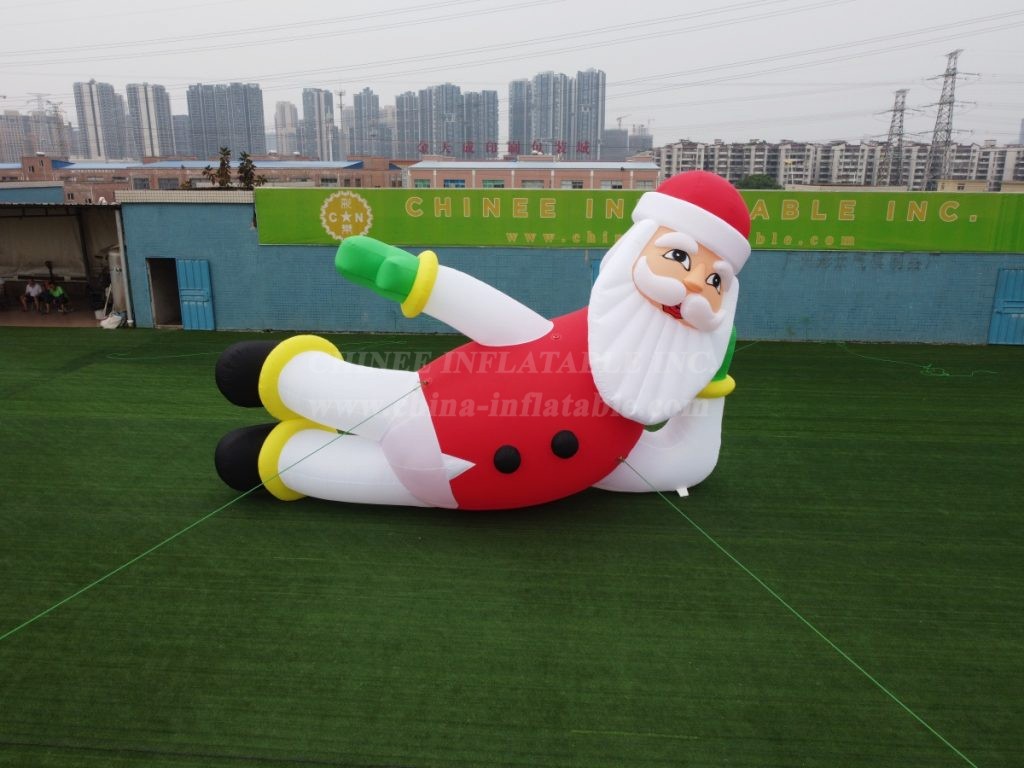 C1-288 Inflatable Santa Claus Lying Sideways