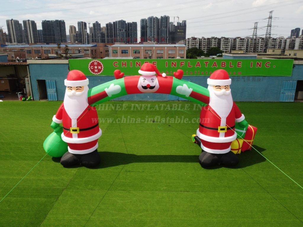 C1-307 Inflatable Santa Claus Arch