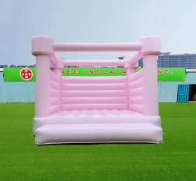 T2-3514C Pastel Pink Wedding Bounce Castle