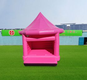 T2-3521C Rose Red Wedding Bouncy Castle