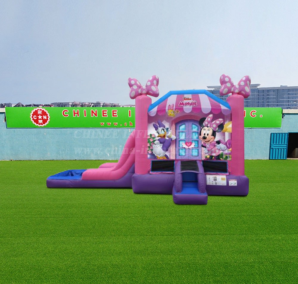 T2-4302 Ez Minnie Mouse Combo Waterslide Size