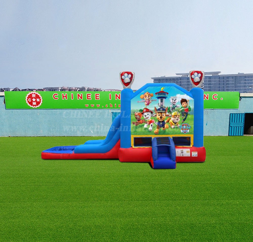 T2-4303 Ez Paw Patrol Combo Waterslide Size