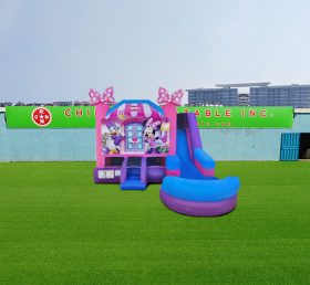 T2-4315 6In1 Minnie Mouse Combo Waterslide