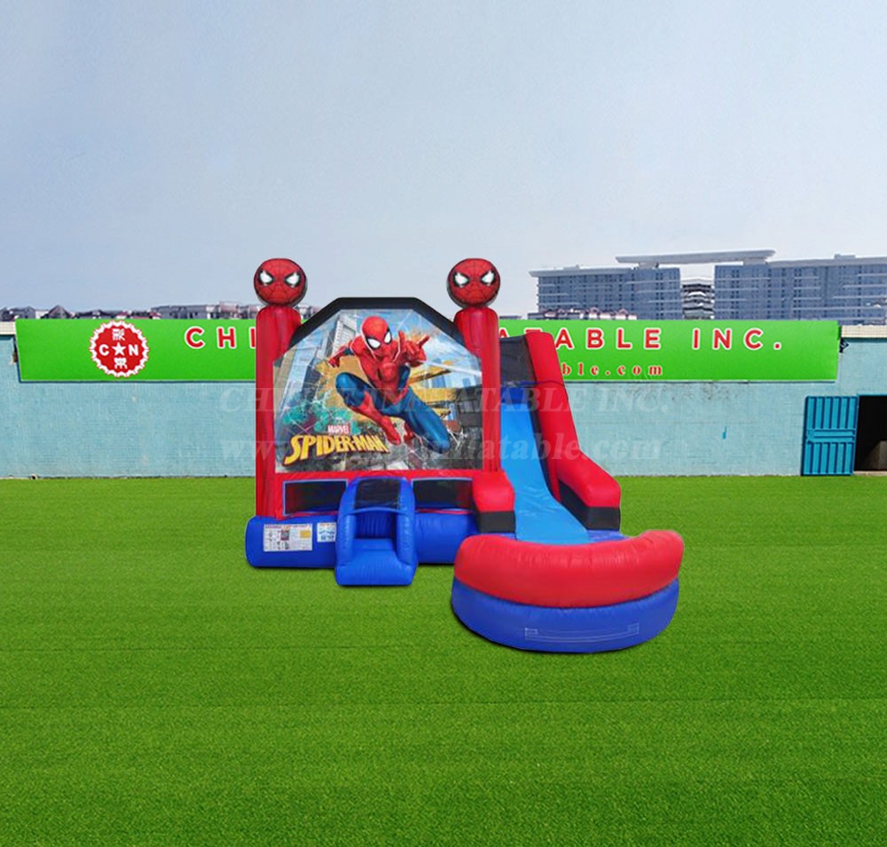 T2-4317 6In1 Spider Man Combo Waterslide