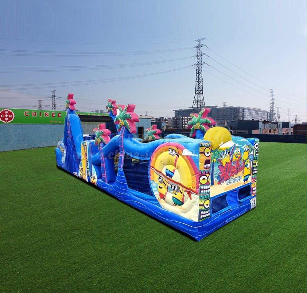 T7-1328 Despicable Me Minions 50Ft Obstacle Course