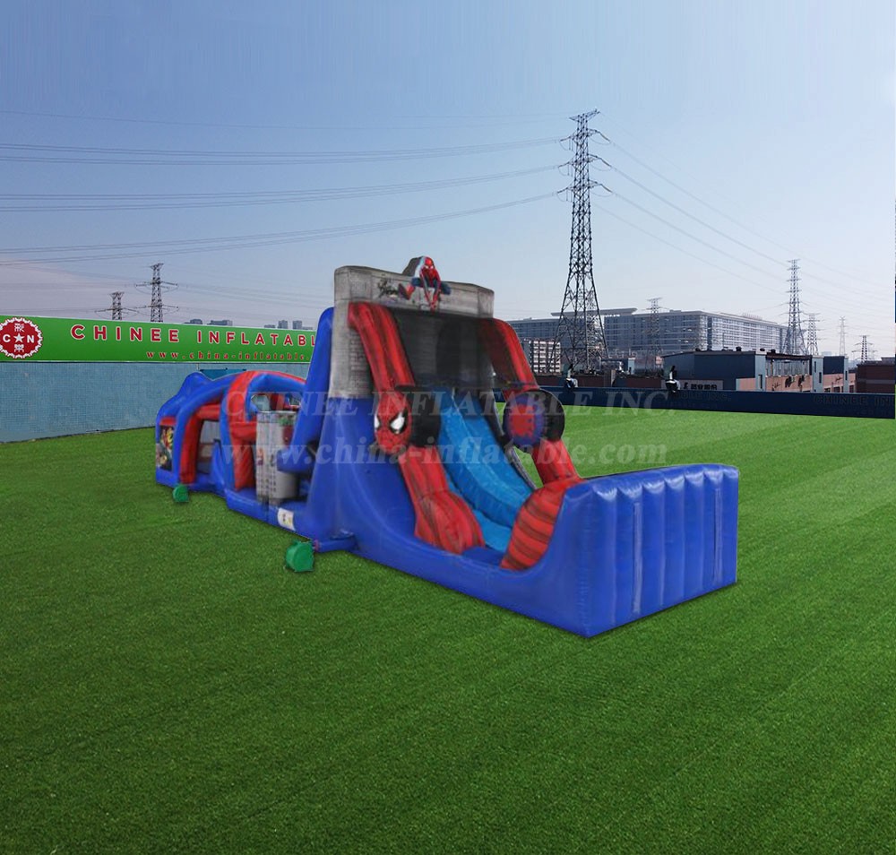 T7-1330 Spider Man 50Ft Obstacle Course